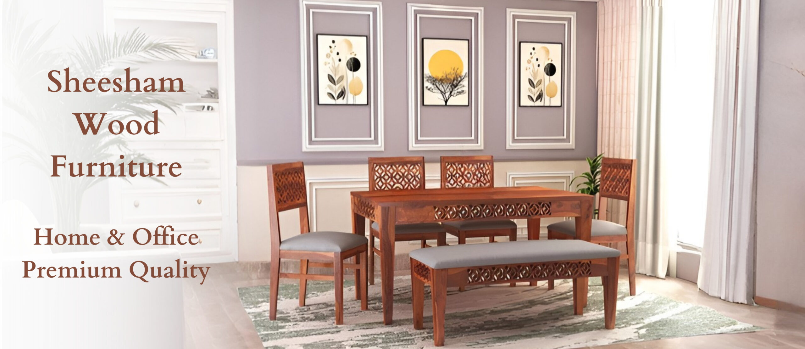 Sheesham Wood Furniture for Home & Office | Premium Quality