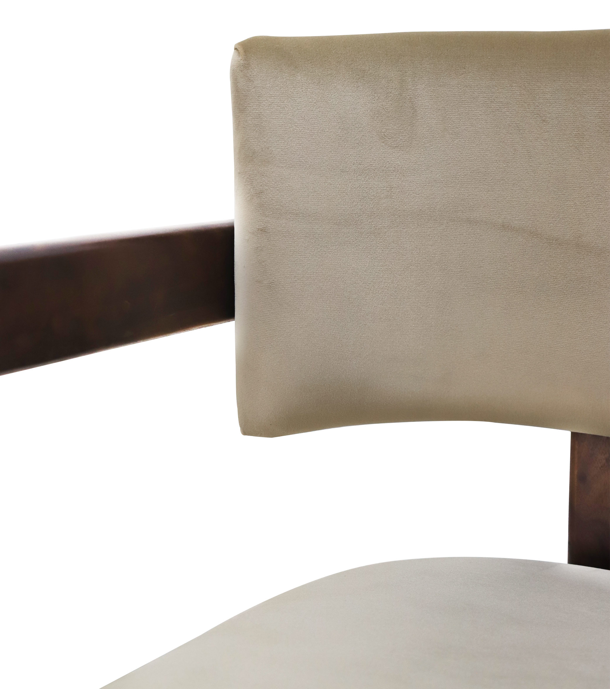 Architectural Contour Armchair | Velvet Edition - Image 3