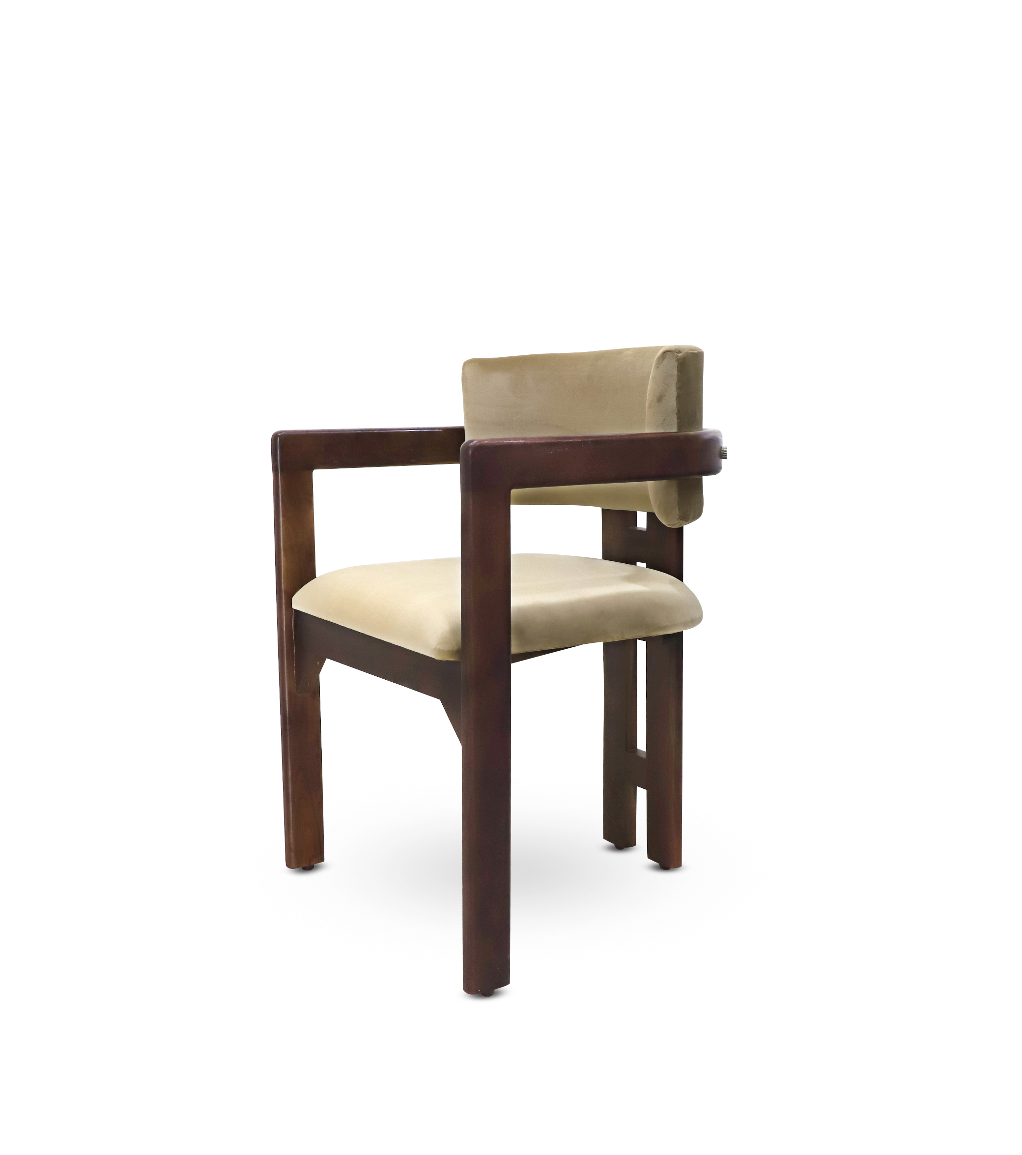 Architectural Contour Armchair | Velvet Edition