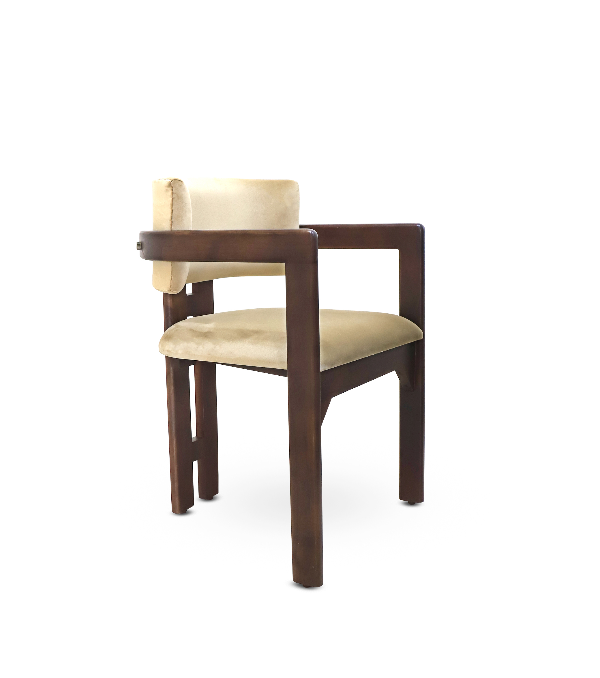 Architectural Contour Armchair | Velvet Edition - Image 4
