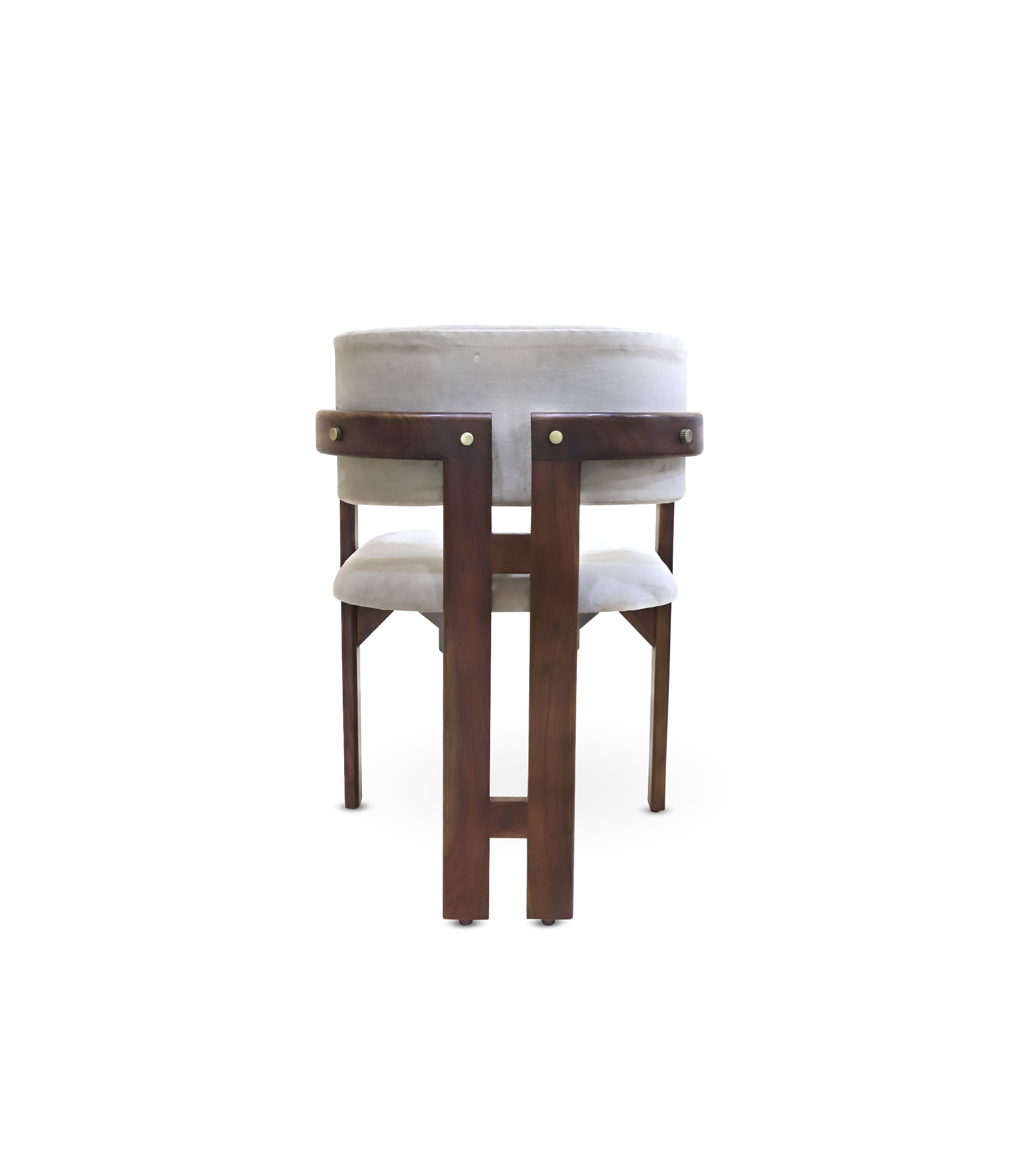 Architectural Contour Armchair (Grey Fabric) - Image 2