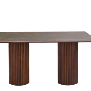 FluteBase Solid Sheesham Dining Table